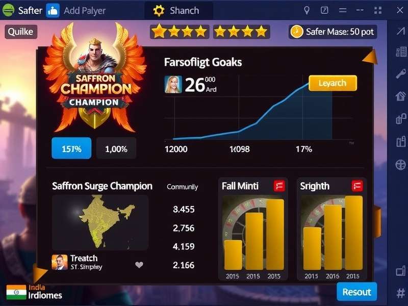 Saffron Surge Champion gameplay screenshot showing strategic elements